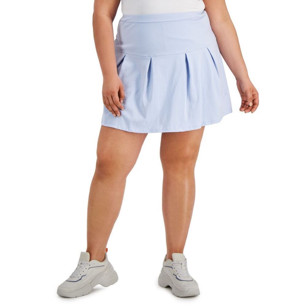 Grayson Threads Black Trendy Plus Size Tennis‎ Skort - Xenon Blue Size 3X